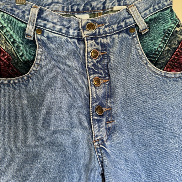 ZENA vintage Bermuda jean shorts jorts - Picture 6 of 10